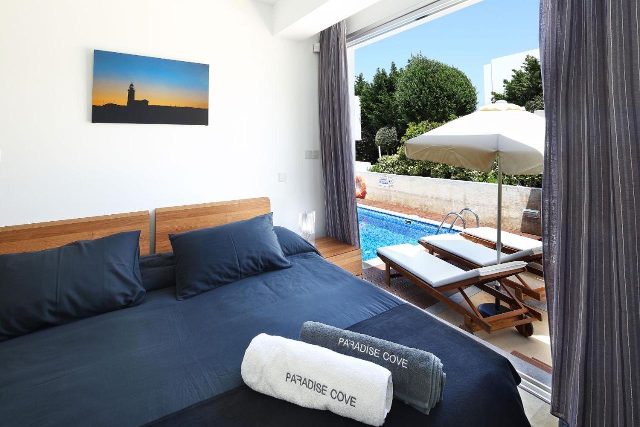 Paradise Cove Luxurious Beach Villas Paphos Exteriör bild